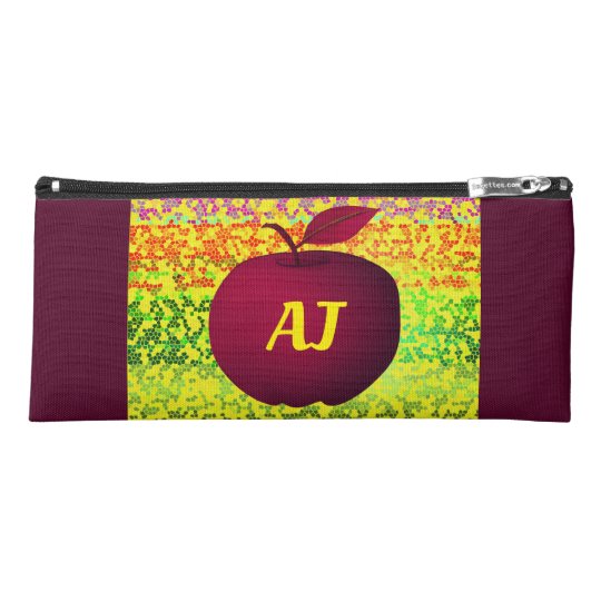 monogram pencil case