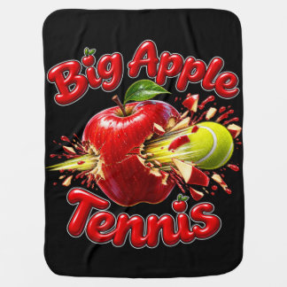 Big Apple Tennis - New Your Tennis Tournament Baby Blanket