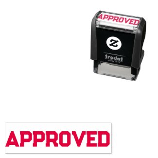 Big Approved Self-inking Stamp