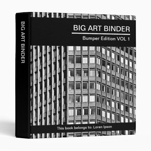 Big Art Binder 036 (1in) Office Block (Front/Spine)