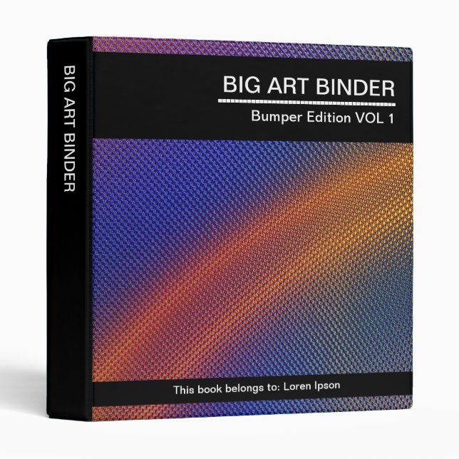 Big Art Binder (1in) (Front/Spine)