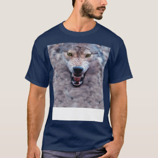 Big Bad Wolf Face Growl T-Shirt