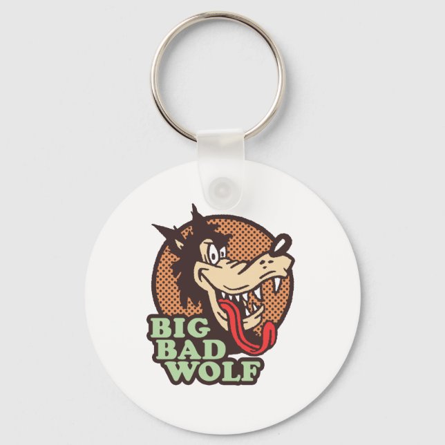Big Bad Wolf Keychain (Front)