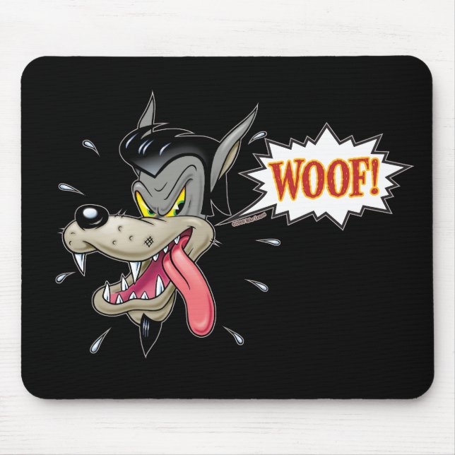 Big Bad Wolf Pad Mouse Pad (Front)