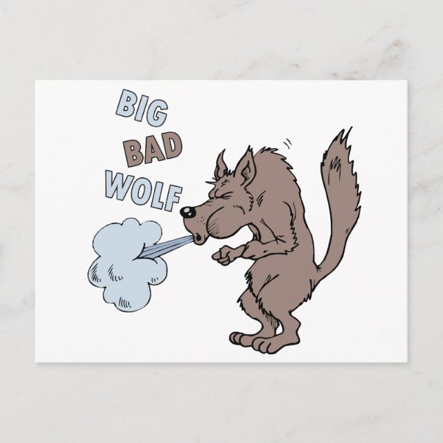 Big Bad Wolf Postcard (Front)