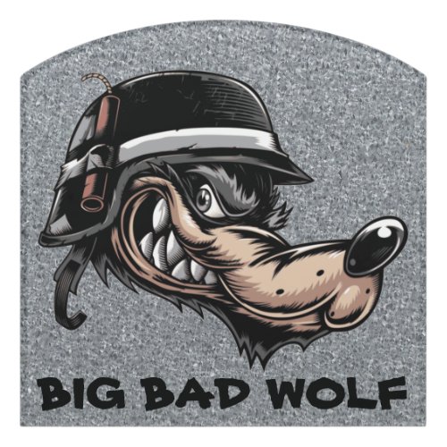 Big Bad Wolf Sign