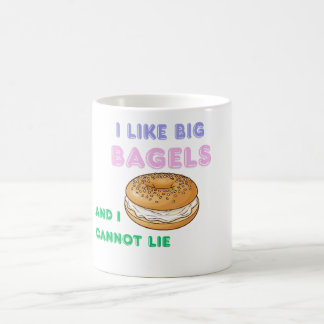 Big Bagels Funny Breakfast Shirt Coffee Mug