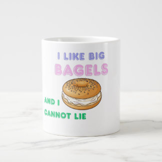 Big Bagels Funny Breakfast Shirt Giant Coffee Mug