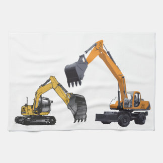 Big Bagger Excavator Kitchen Towel
