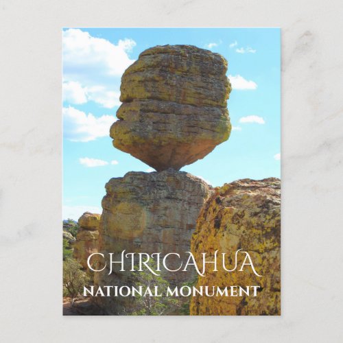 Big Balanced Rock Chiricahua National Monument Postcard