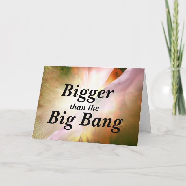 Big Bang Birthday Card (Front)