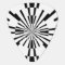 Big Bang Black and White Geometric