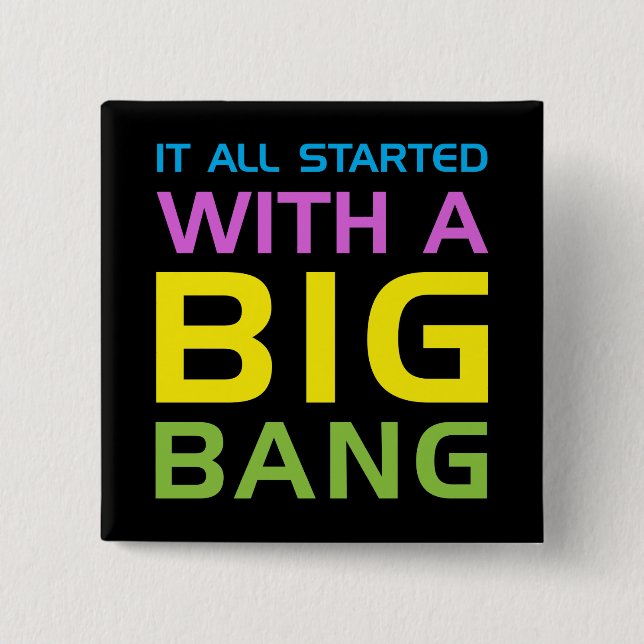 Big Bang Button (Front)