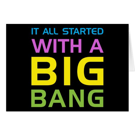 Big Bang Cards (Front Horizontal)