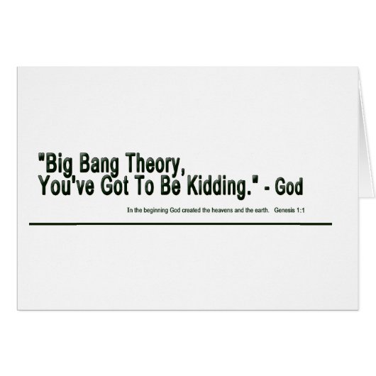 Big Bang Theory Cards (Front Horizontal)