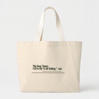 Big Bang Theory Large Tote Bag