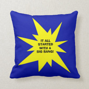 Big Bang Throw Pillow