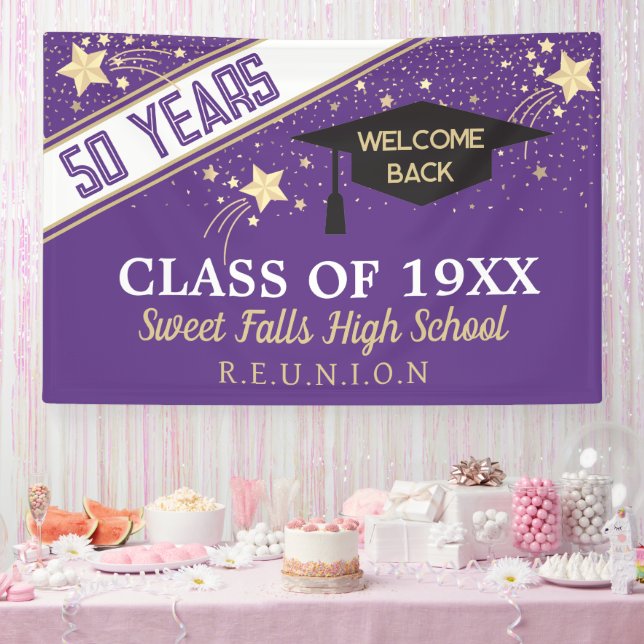 Big Banner! 50-year class reunion Banner (Party)