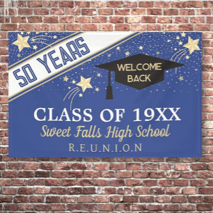 Big Banner! 50-year class reunion Banner