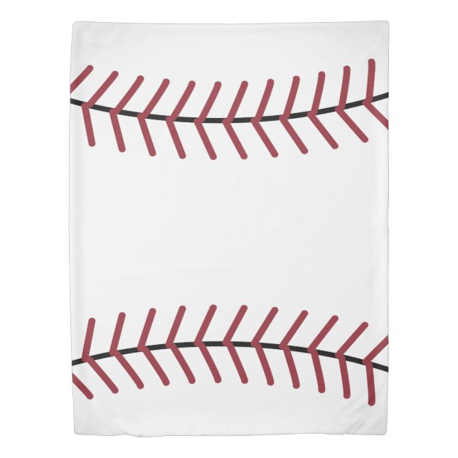 Big Baseball Duvet Bed Cover (Front)