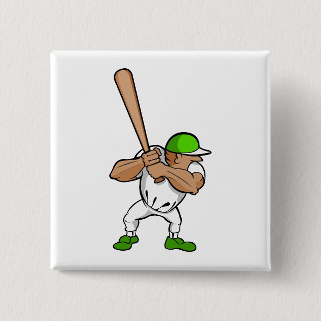 Big bat little player pinback button (Front)