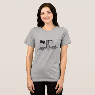 Big Batty Halloween T-Shirt Tri-Blend Shirt