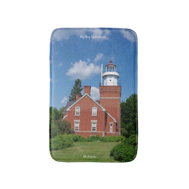 Big Bay Lighthouse bathmat (Front Vertical)
