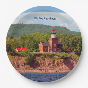 Big Bay Lighthouse from water paper plate