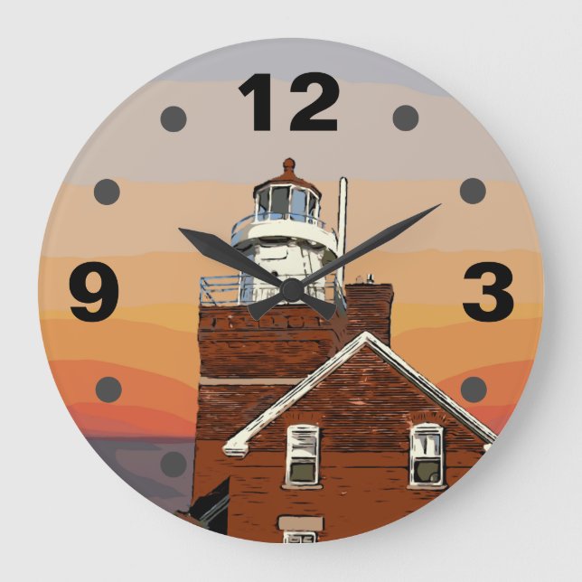 BIG BAY POINT LARGE CLOCK (Front)