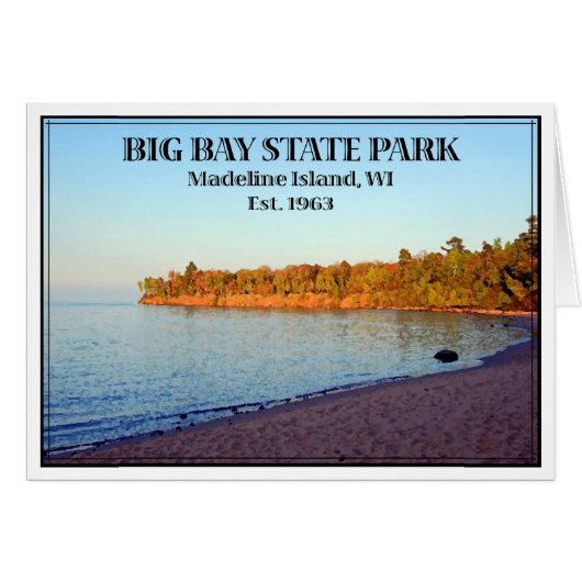 Big Bay State Park - Customized Cards (Front Horizontal)