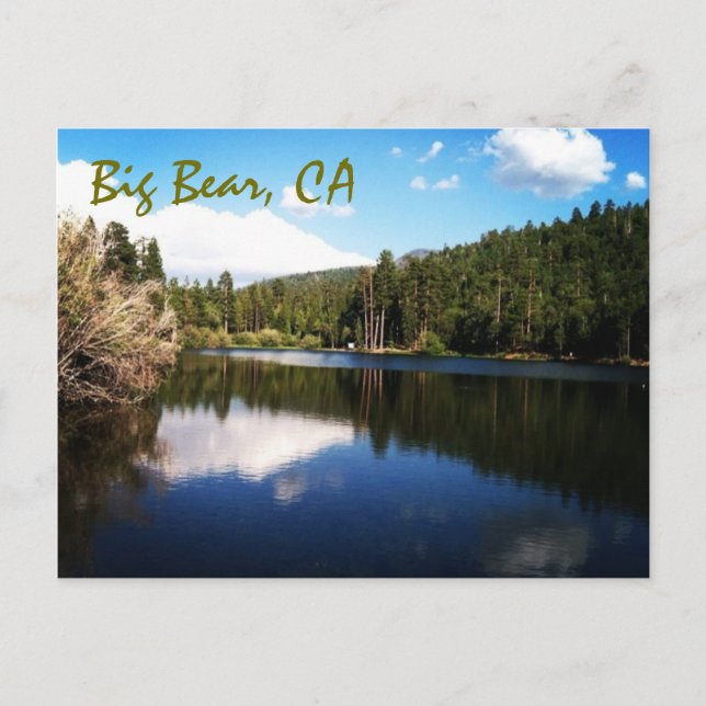 Big Bear, CA Postcard (Front)