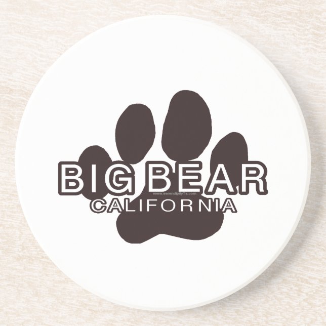Big Bear California Drink Coaster (Front)