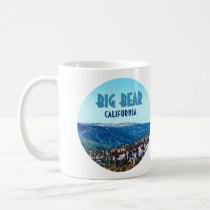 Big Bear California Mountains Vintage Coffee Mug