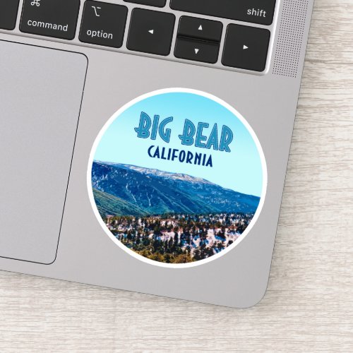 Big Bear California Mountains Vintage Sticker