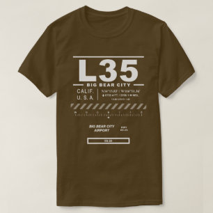 Big Bear City Airport RBF L35 T-Shirt