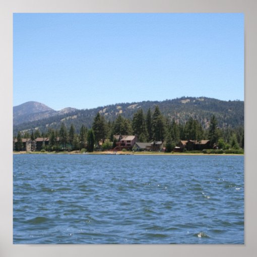 Big Bear Lake, CA Poster | Zazzle