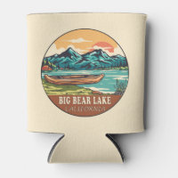 Big Bear Lake California Boating Fishing Emblem