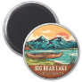 Big Bear Lake California Boating Fishing Emblem Magnet
