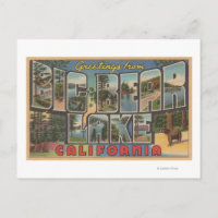 Big Bear Lake, California - Large Letter Scenes