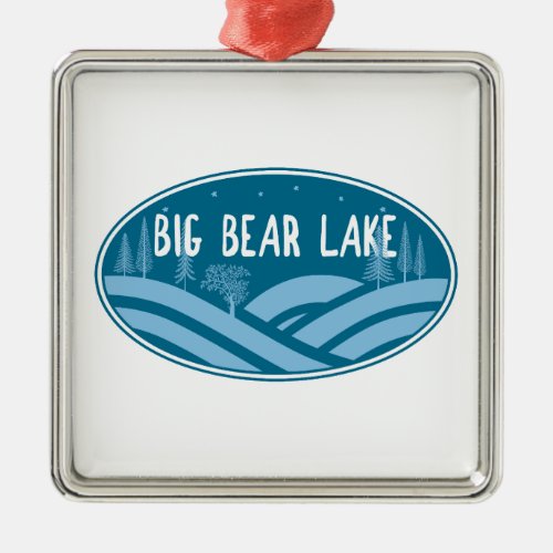 Big Bear Lake California Outdoors Metal Ornament