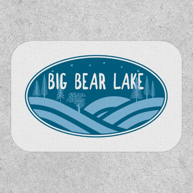Big Bear Lake California Outdoors Patch (Front)