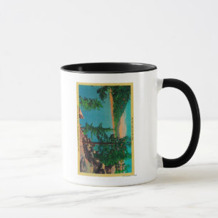 Big Bear Lake View on Rim o' The World Drive Mug