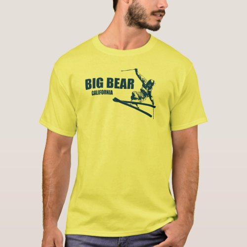 Big Bear Mountain Resort California Skier T_Shirt