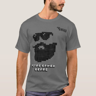 Big Bearded Badass Retro Gamer T-Shirt