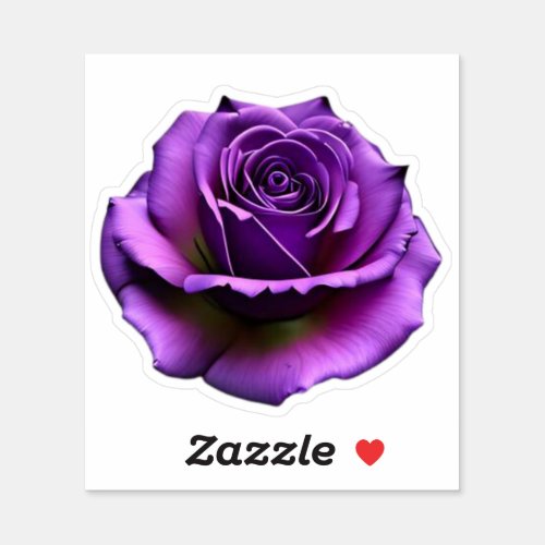 Big Beautiful Purple Roses Rose1 Sticker