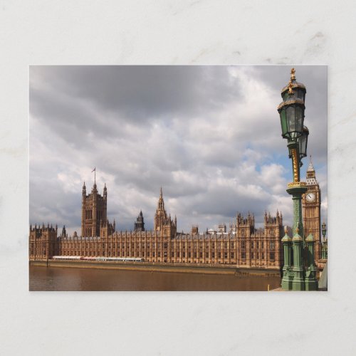 Big Ben and Houses of Parliament in London card