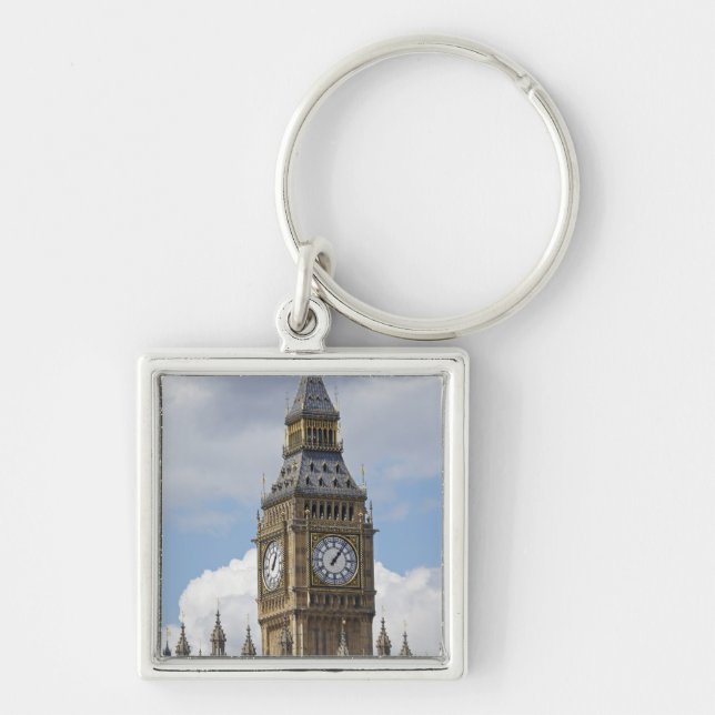 Big Ben and Houses of Parliament, London, Keychain (Front)