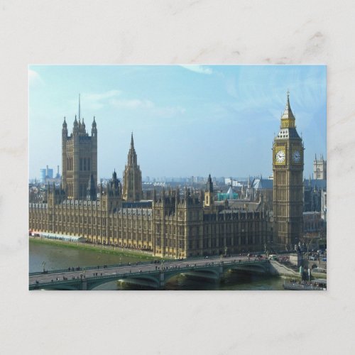 Big Ben and Houses of Parliament _ London Postcard