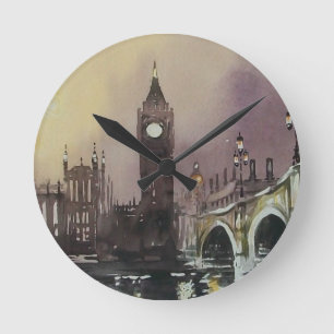 Big Ben At Night London Wall Clock