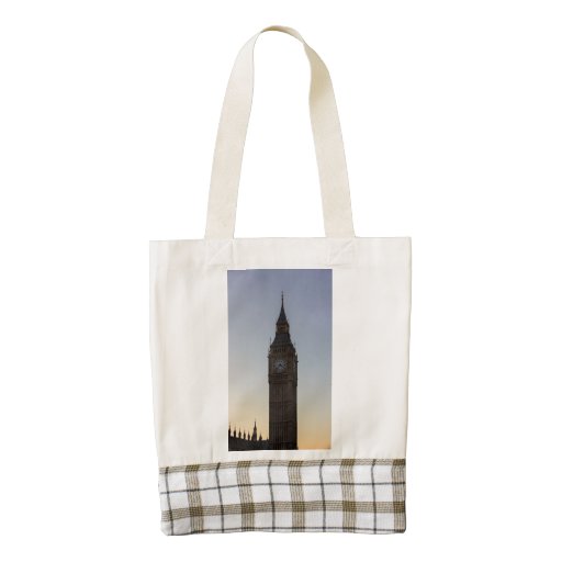 Big Ben at Sunset Zazzle HEART Tote Bag | Zazzle